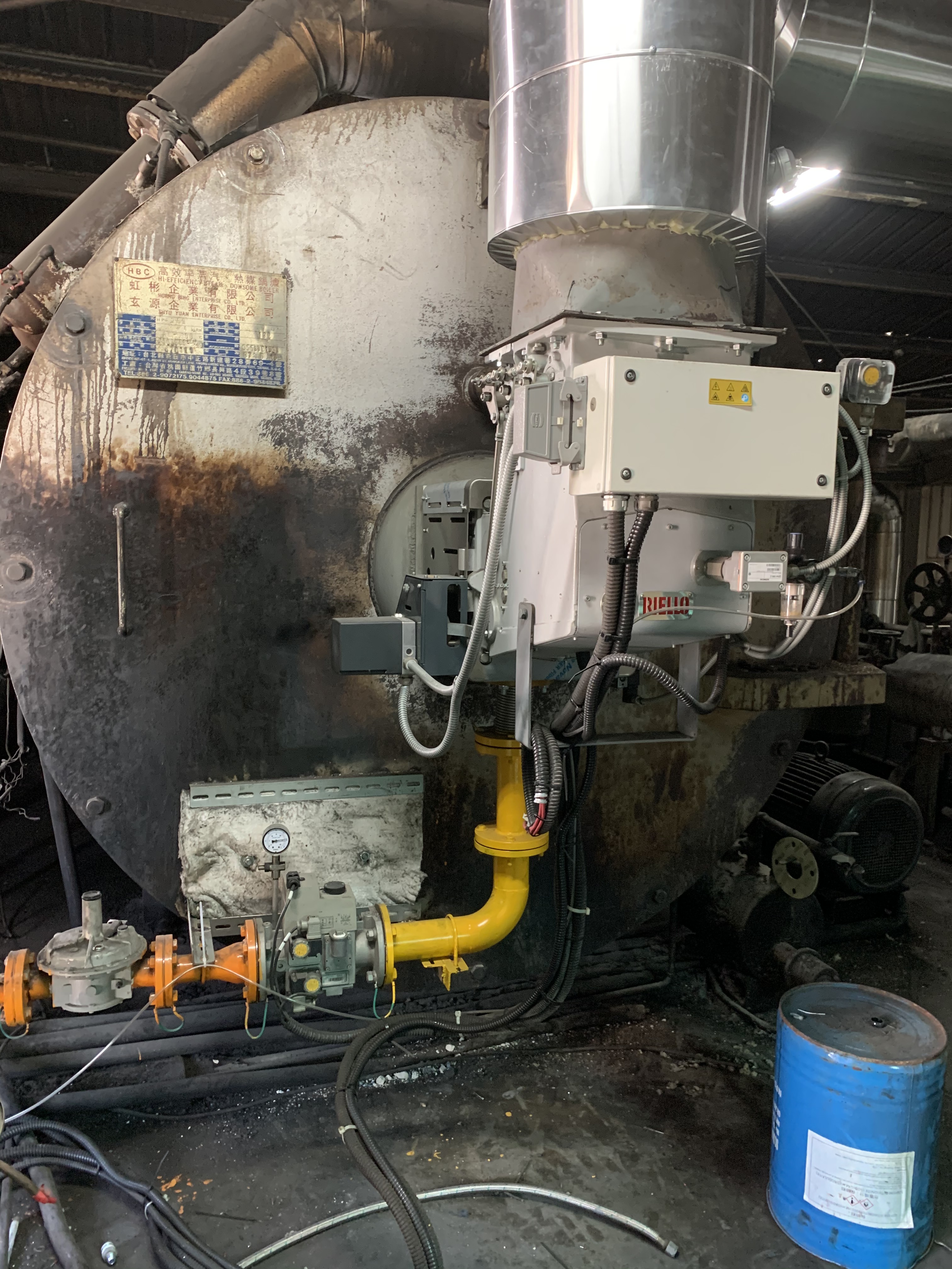 DB 4 SM T250熱回收型瓦斯燃燒機應用